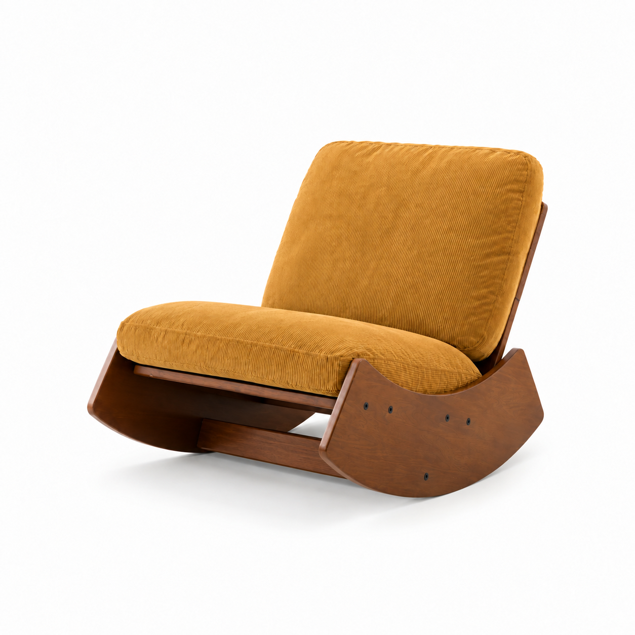 Rocking chair Nora bois massif design