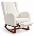 Fauteuil à bascule berçant Nouméa avec repose-pieds