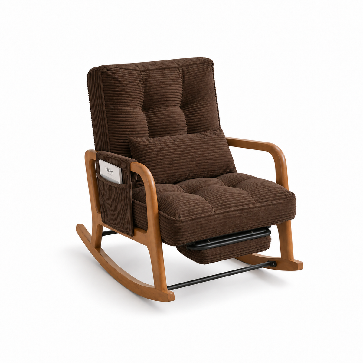 Rocking chair velour Alba design